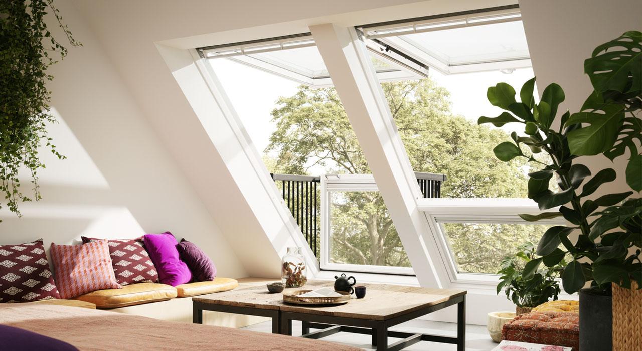 мансардное окно-балкон Velux Cabrio. Одесса. Фото 1.